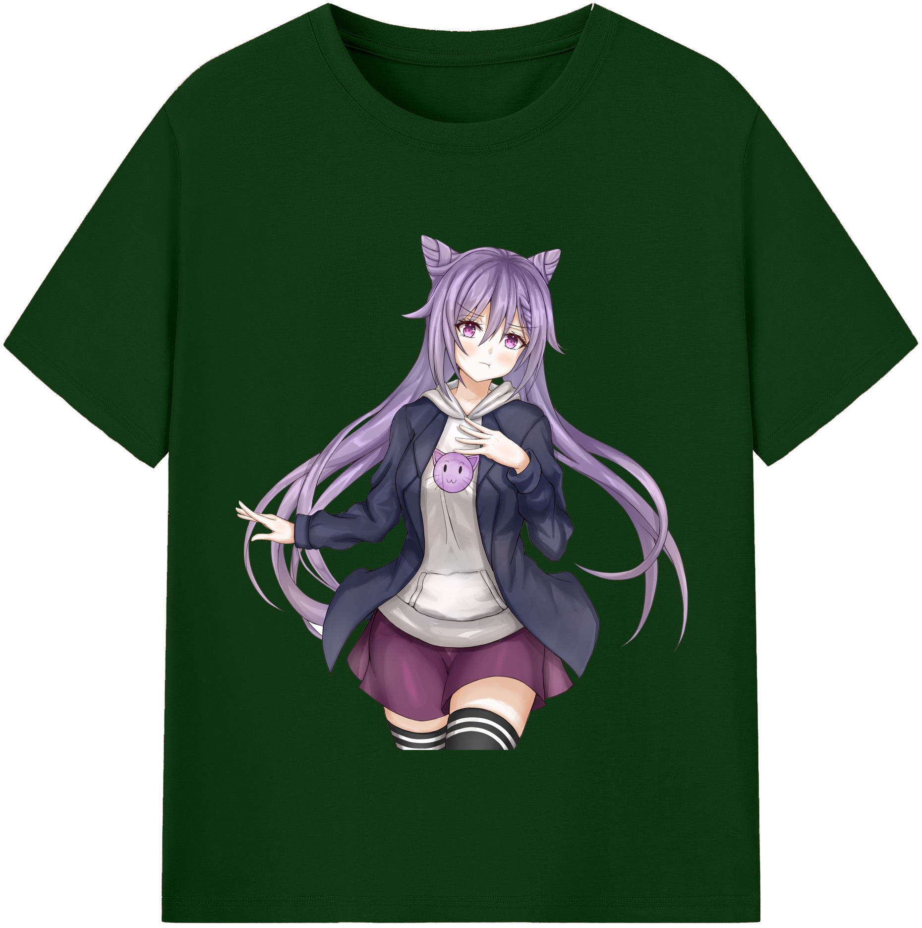 げんし神 刻晴 こくせい genshin Kokusei 綿100％半袖Tシャツ（フロントプリント）